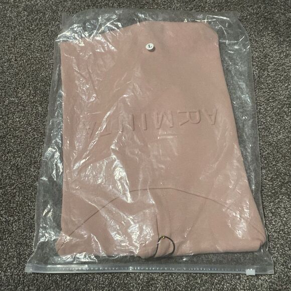 NWT New Arminta Watts Crop Hooded Muscle Tank Rose Size Large - Picture 4 of 5